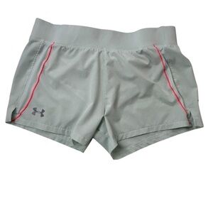 Under Armour Women's HeatGear Running Shorts Green Size M